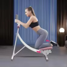 Foldable Ab Machine, 150kg Capacity, Core & Abdominal Fitness Equipment.