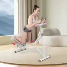 Foldable Ab Machine, 150kg Capacity, Core & Abdominal Fitness Equipment.