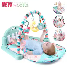 Baby Fitness Stand, Musical Play Gym, Crawling Piano Blanket, Early Education Toy.