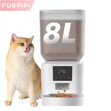 Furpipi Automatic Cat Feeder, 8L Large Capacity, Smart Pet Food Dispenser.